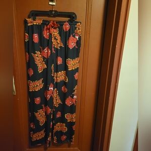 Hot Stuff Graphic Print Elastic Waistband Men's Sleep Pants Size XL